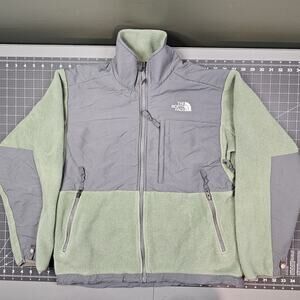 Vintage The North Face Denali Jacket Womens Medium Sage Green Khaki Y2K Fleece